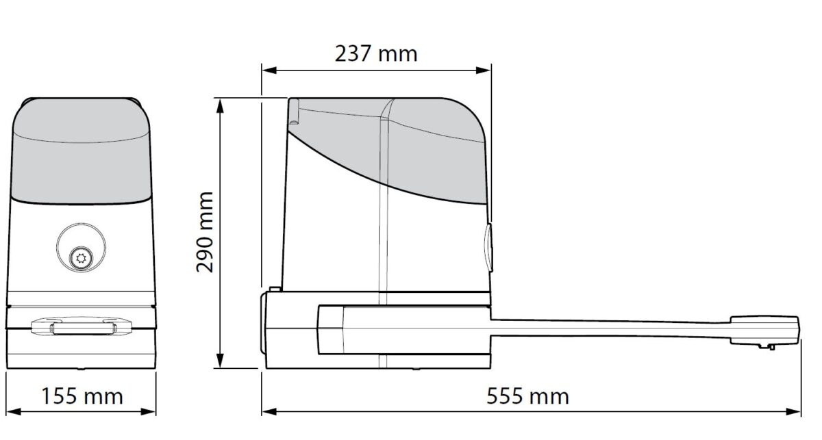Nice Home MAESTRO200 - 2 piloty, lampa