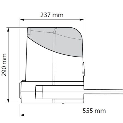 Nice Home MAESTRO200 - 2 piloty, lampa