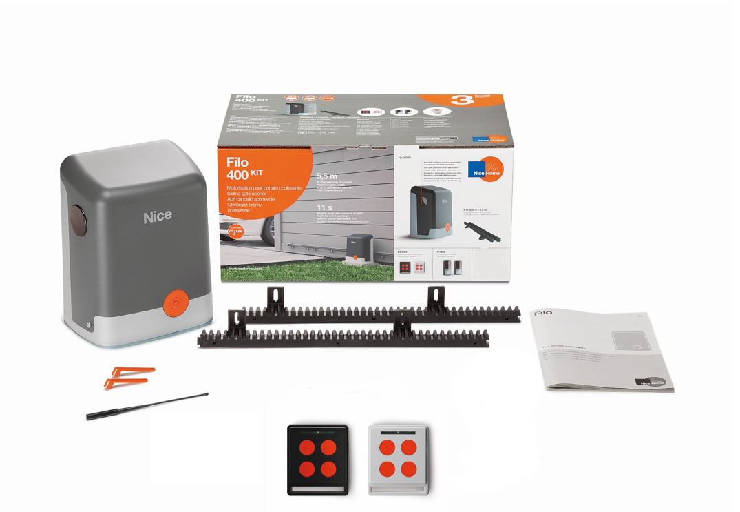 Nice Home FILO400 - 2 piloty, listwa 4 m