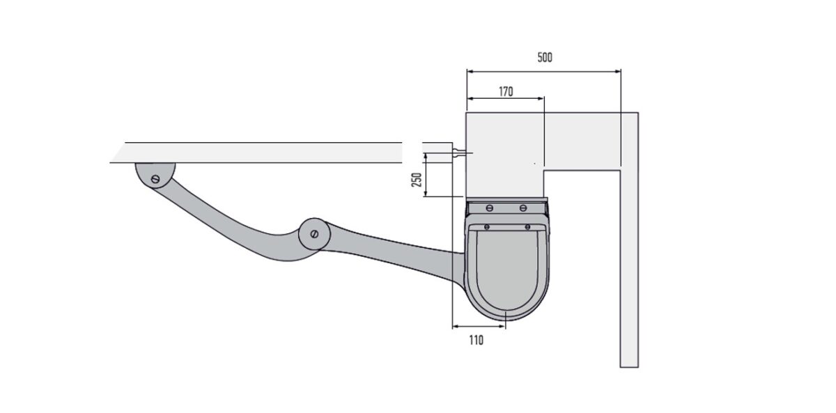 Nice HOPP - 2 piloty, lampa