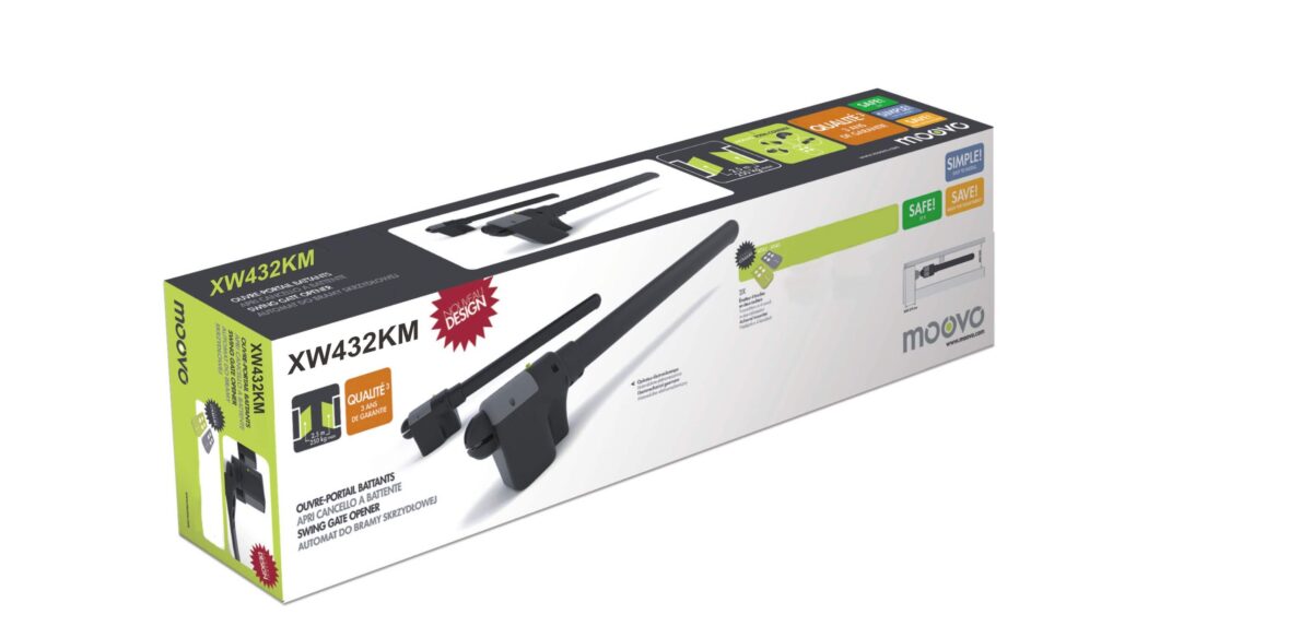 Moovo XW432 - 2 piloty, lampa