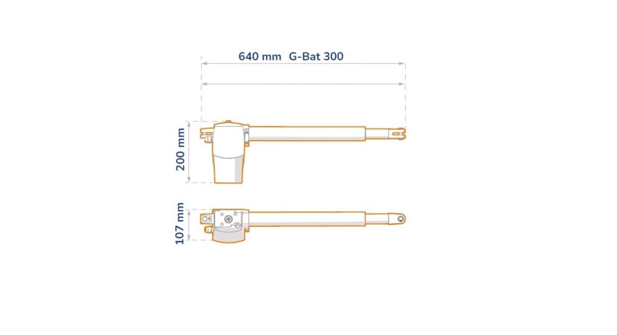 Genius G-BAT 300 - 1 pilot, fotokomórki