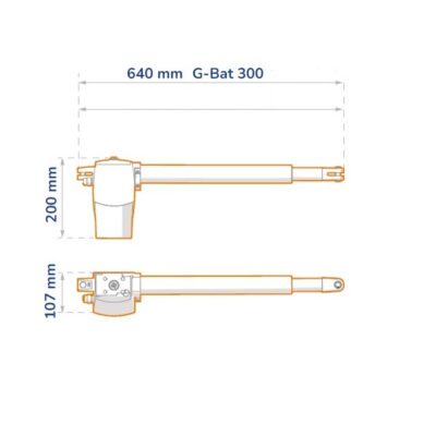 Genius G-BAT 300 - 1 pilot, fotokomórki